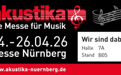 fortes medien auf der akustika 2026 in Nürnberg