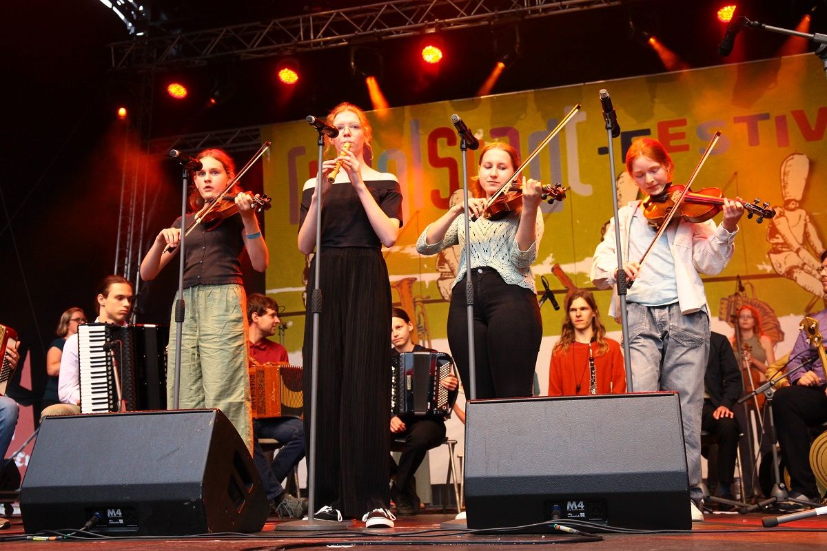 Erfolgreiche Premiere auf dem Rudolstadt-Festival