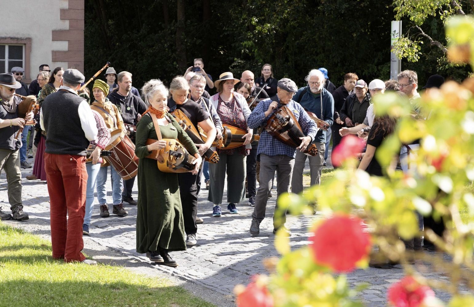Tag der Drehleier auf der Ronneburg in Hessen