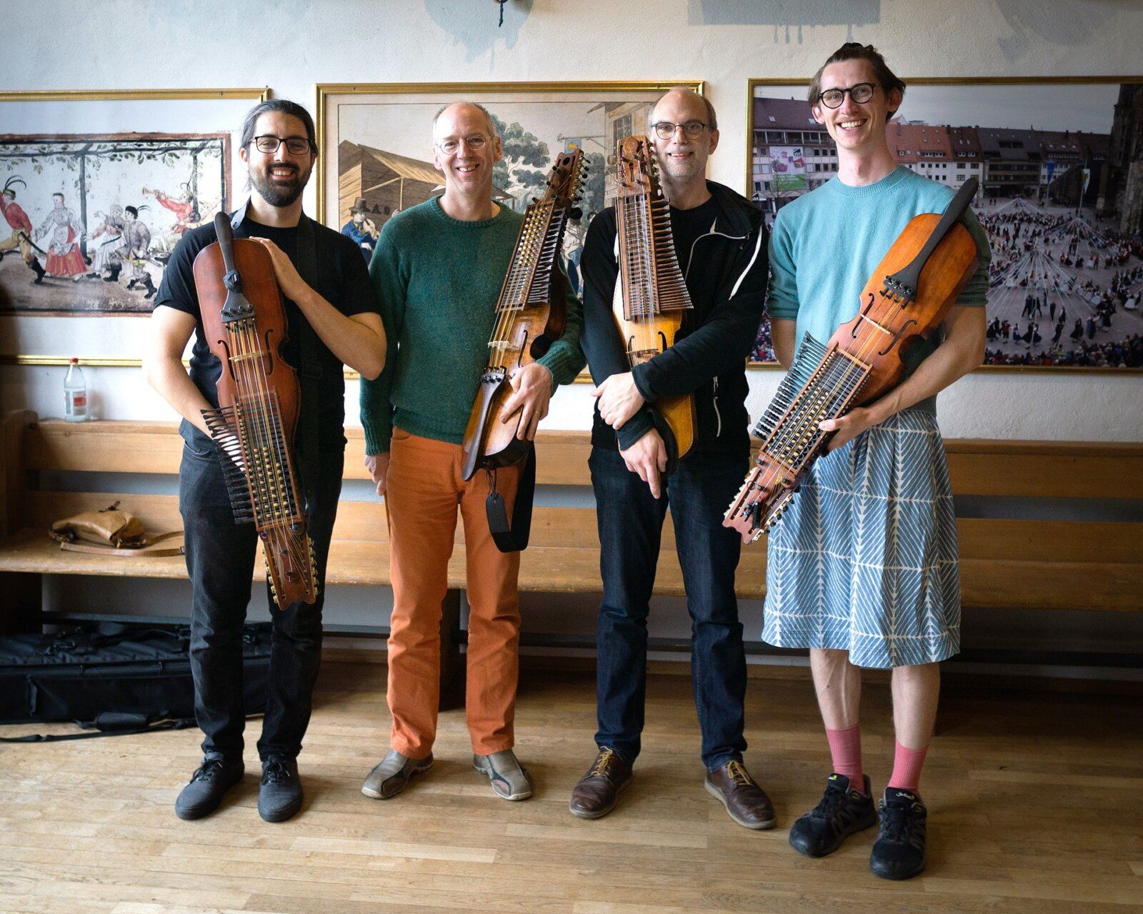 v. l. Björn Kaidel, Johannes Mayr, Markus Svensson, Fredy Samuel Lundh