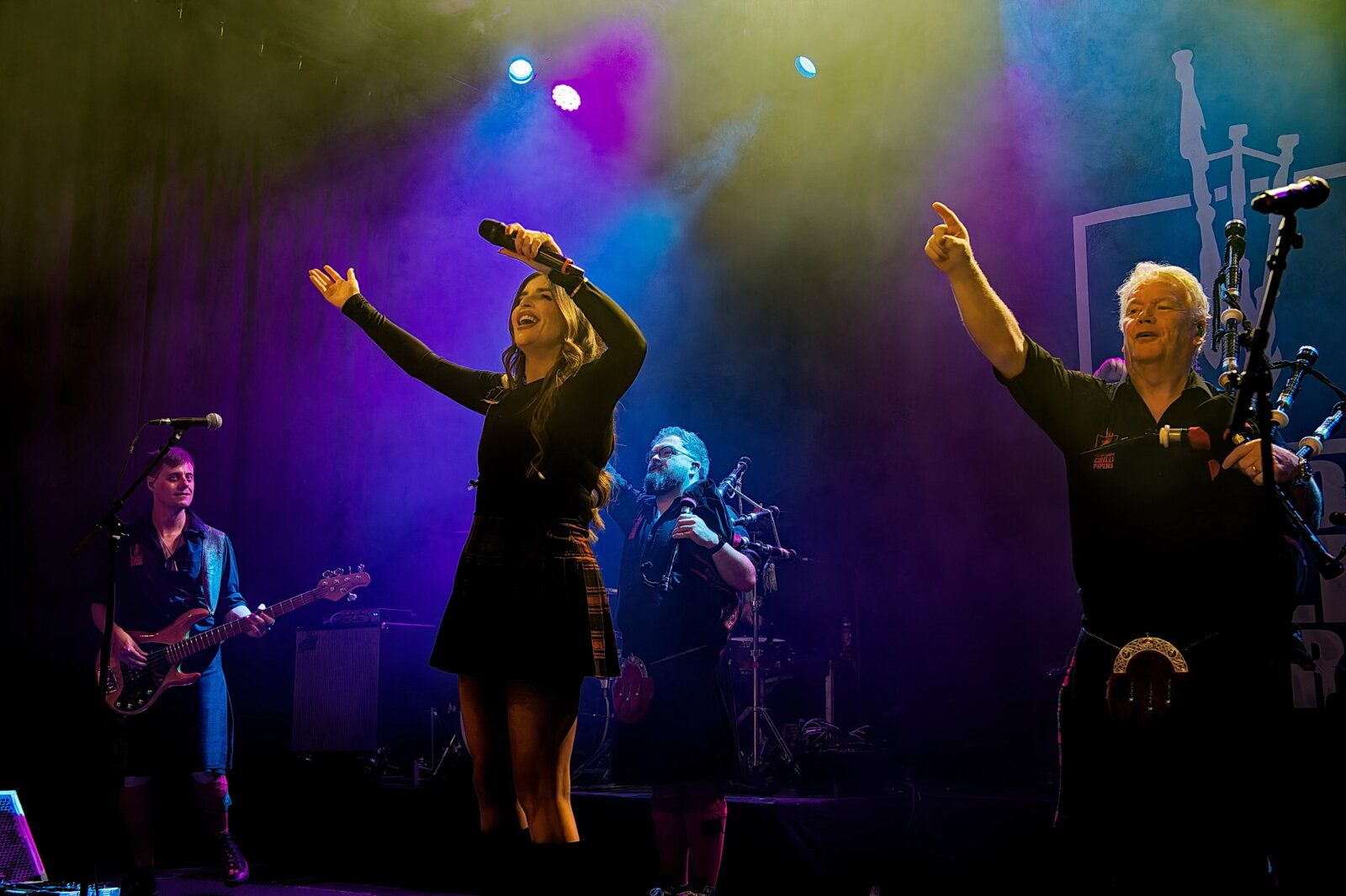 Red Hot Chilli Pipers mit Nicole Caldwell