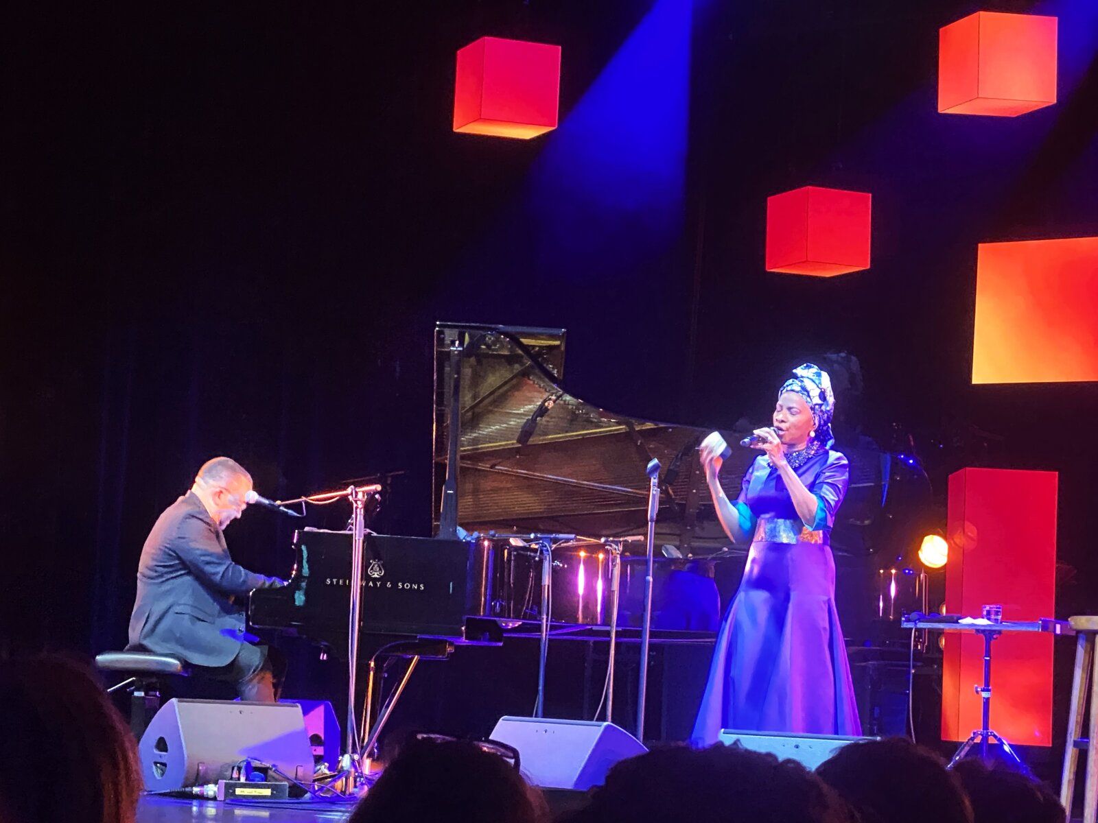 Angélique Kidjo mit Thierry Vaton