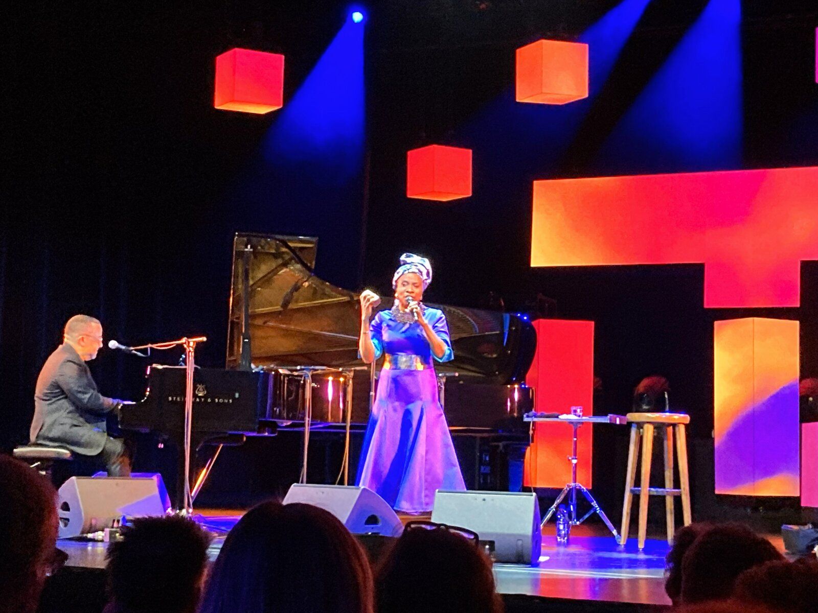 Angélique Kidjo mit Thierry Vaton