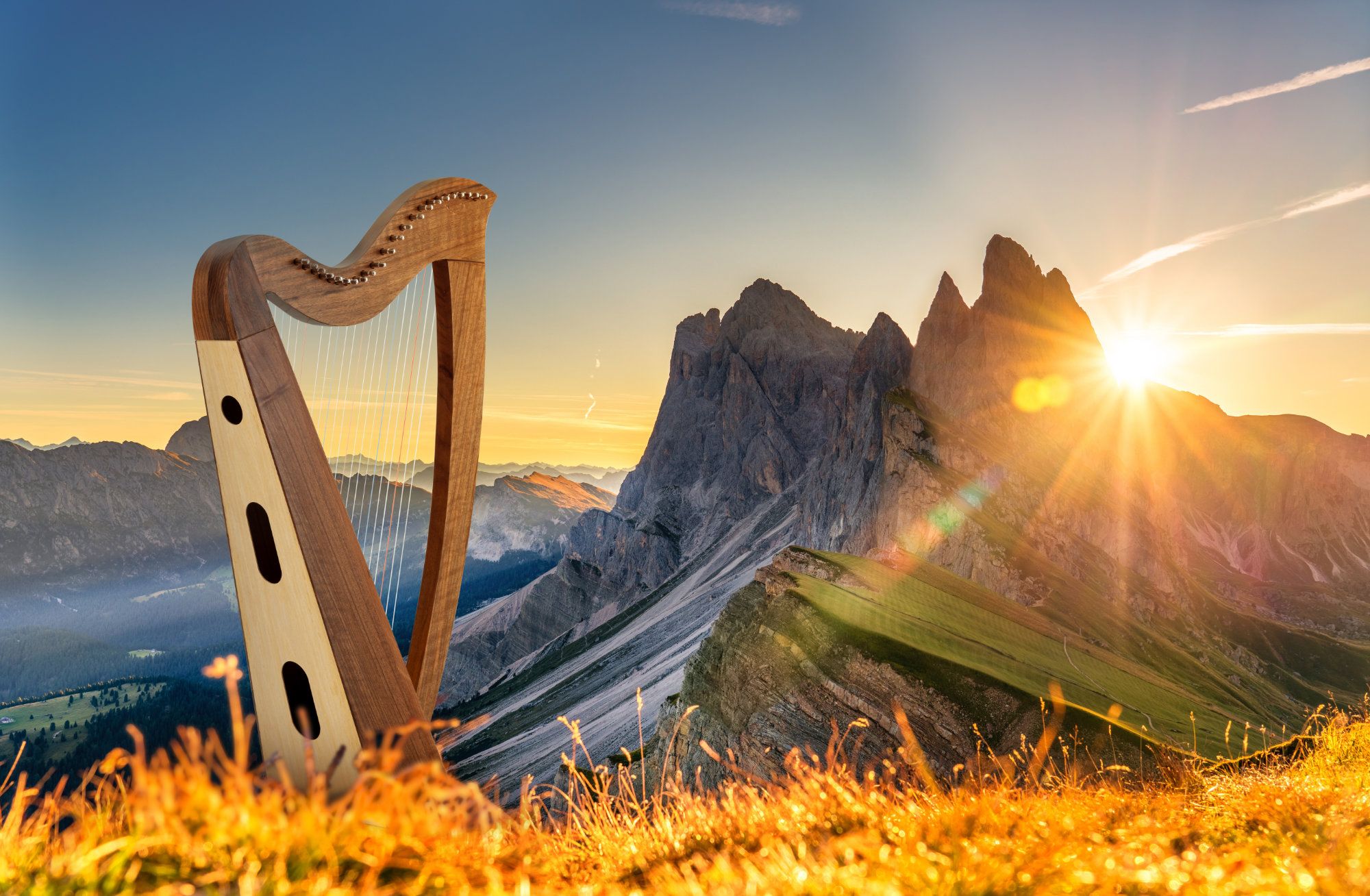Keltische Harfen für unterwegs, Bühne und zu Hause