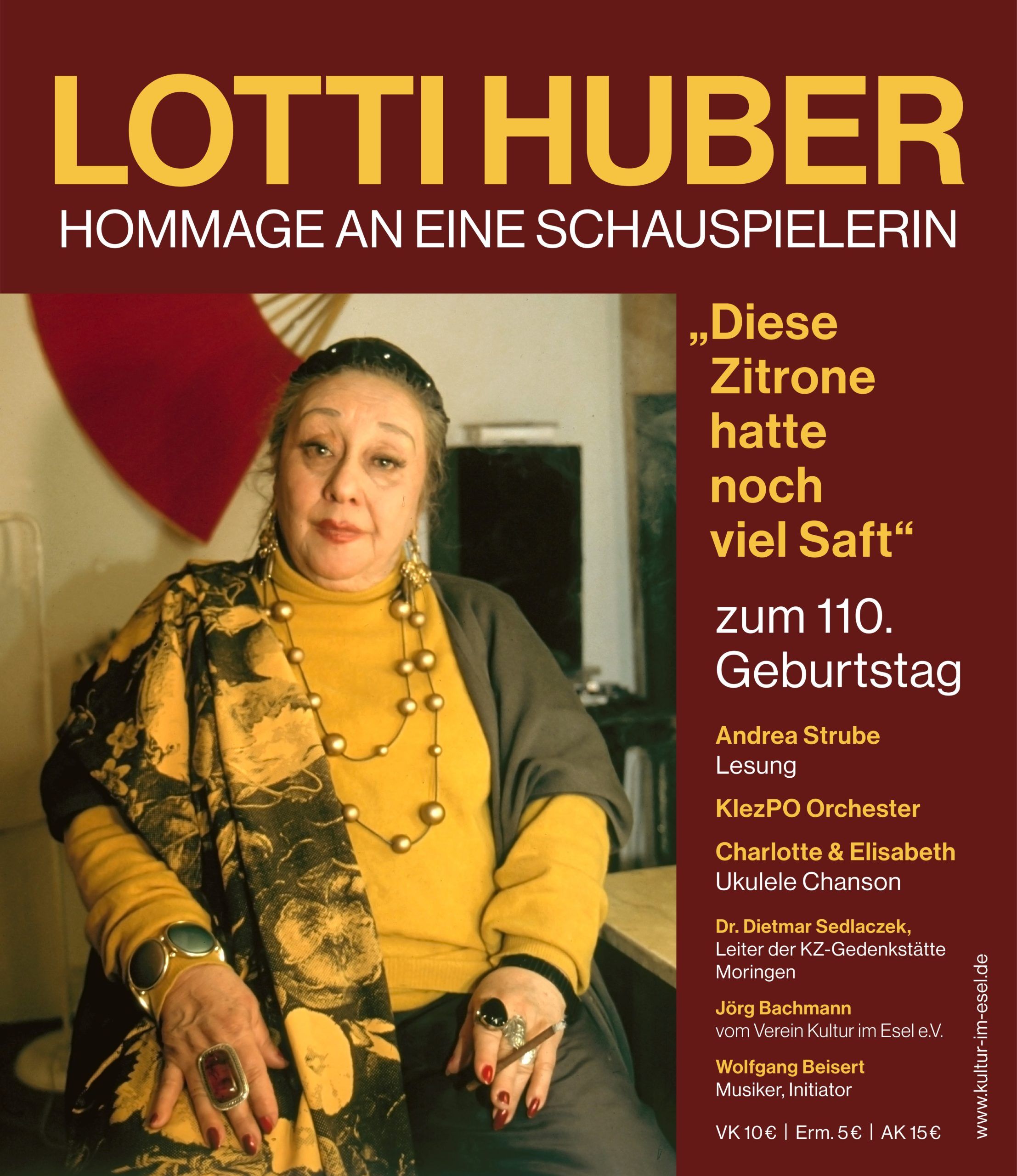 Hommage an Lotti Huber