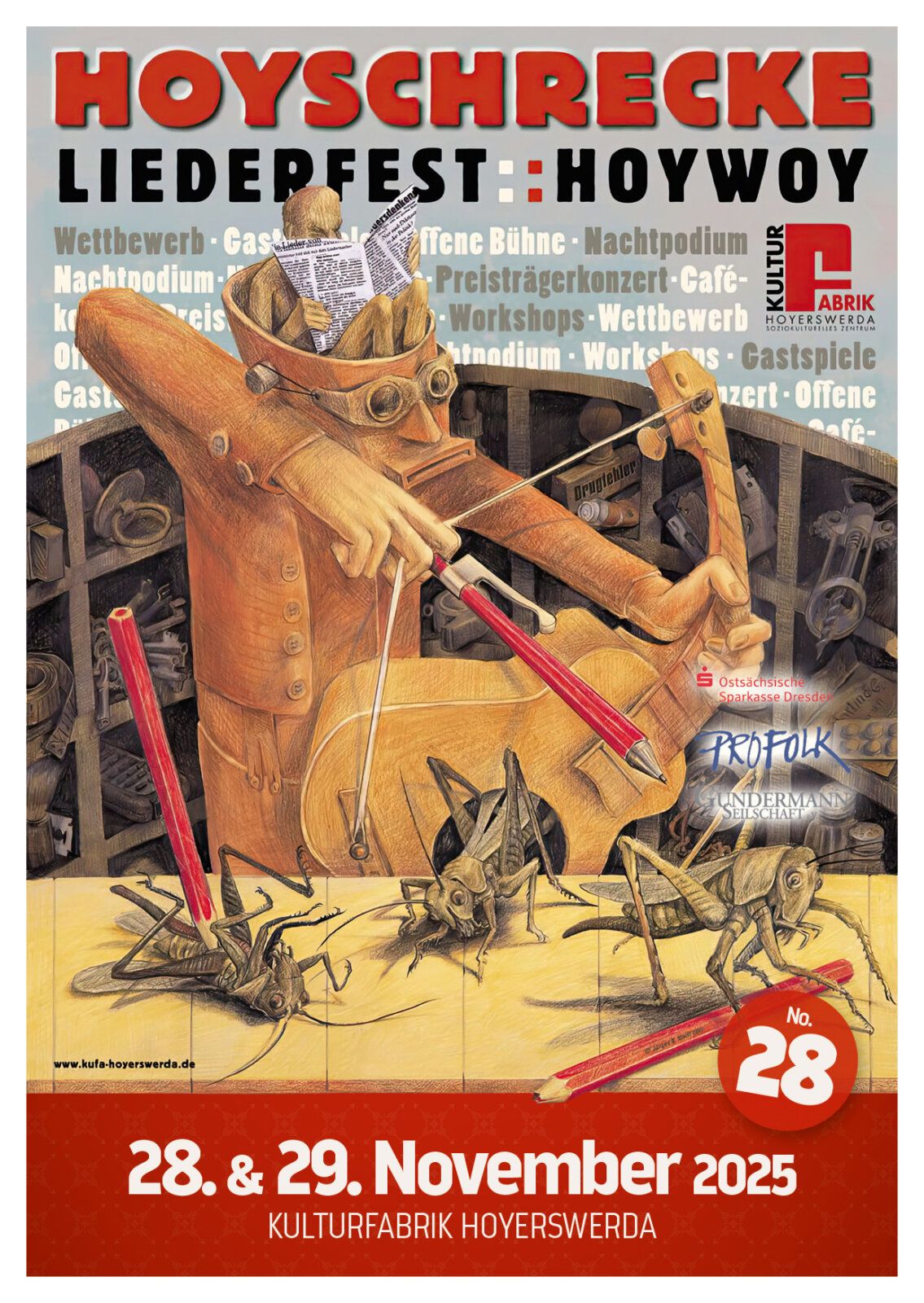 Wettstreit um metallene Insekten